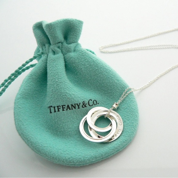 Tiffany & Co. Silver 1837 Interlocking Circles Necklace - Picture 2 of 3